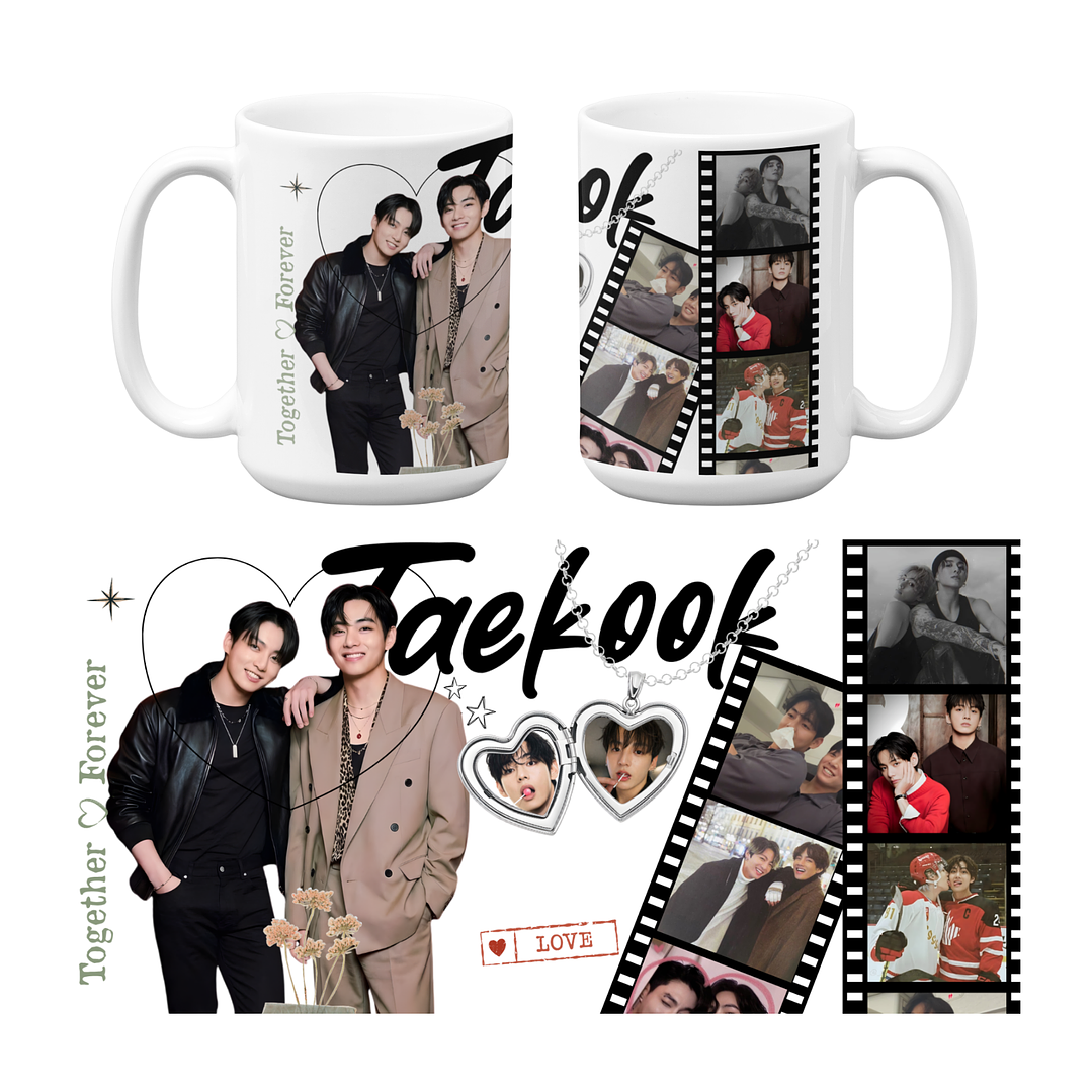 Taza BTS Taekook Moments 2