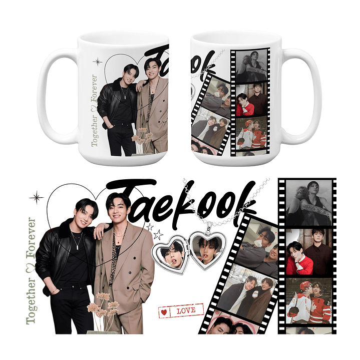 Taza BTS Taekook Moments 2