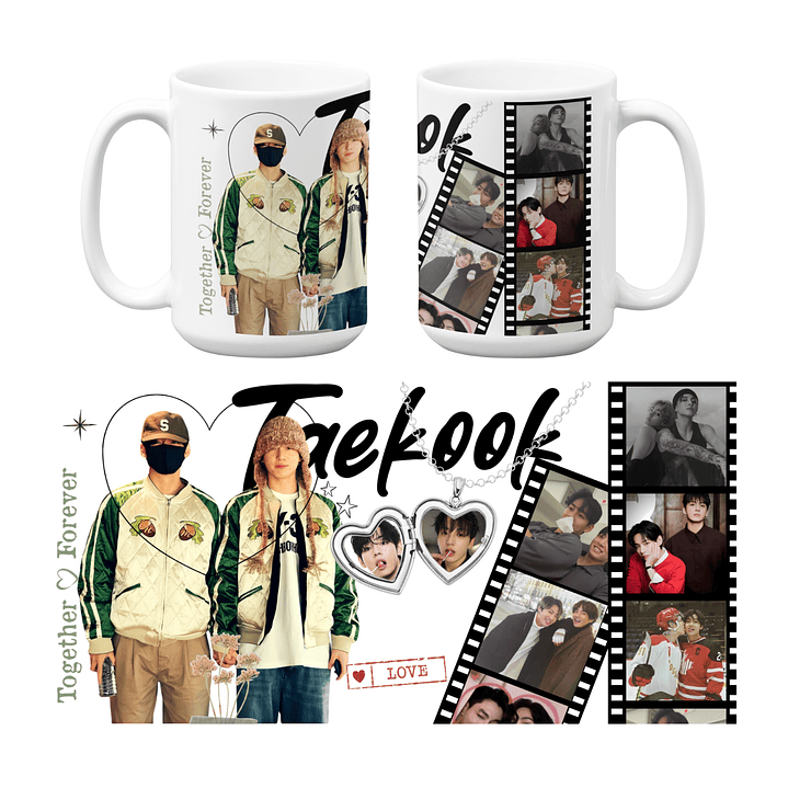 Taza BTS Taekook Moments 1