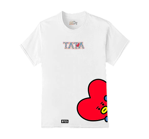 Polera BT21 | Letter Pop Friends Tata