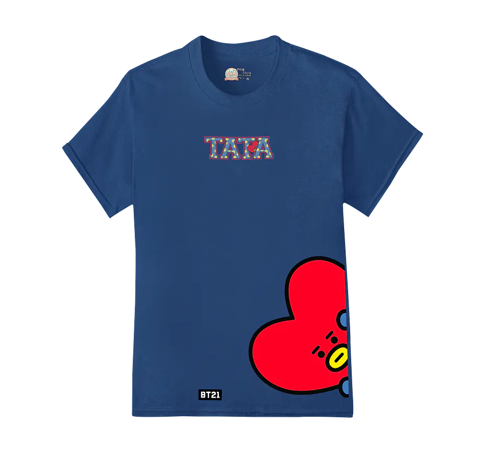 Polera BT21 | Letter Pop Friends Tata 4
