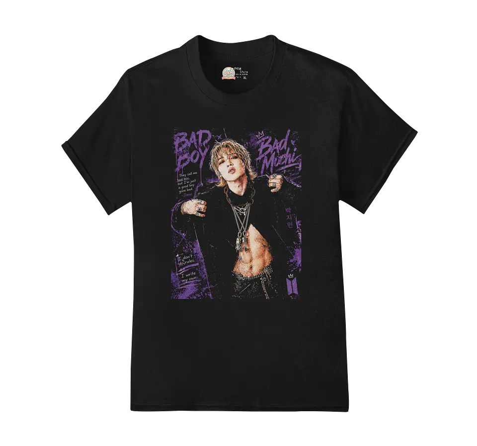 Polera BTS Bad Boy Jimin 1