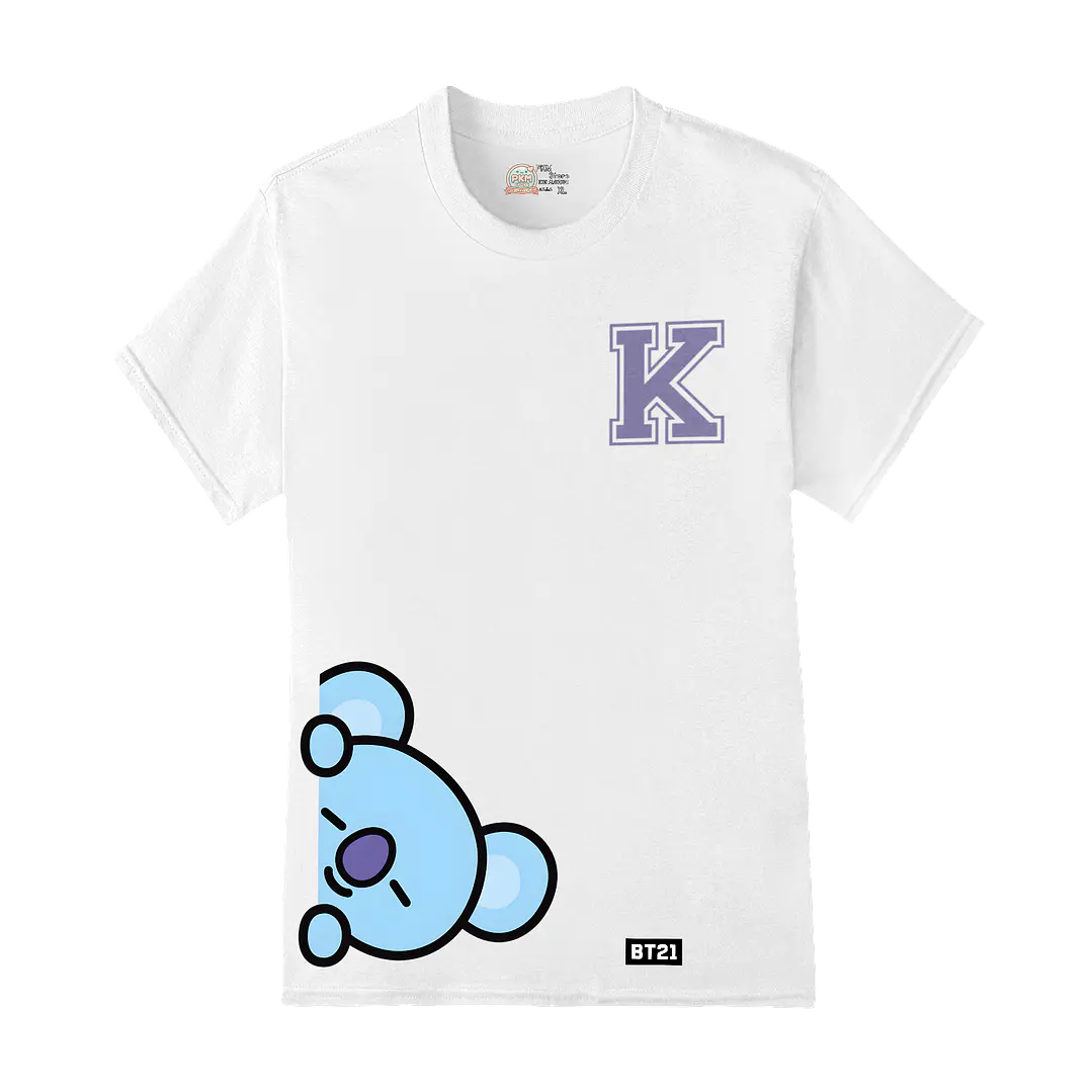 Polera Colección BT21 Letter Pop Ver1 7