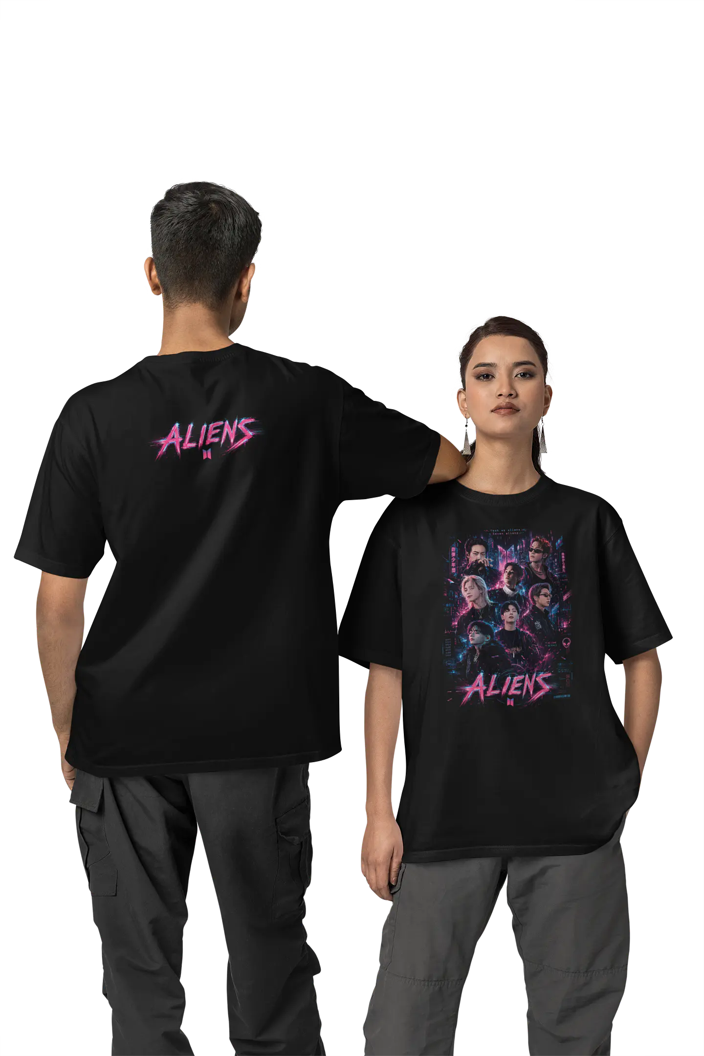 Polera BTS OT7 | Alien Connection 1