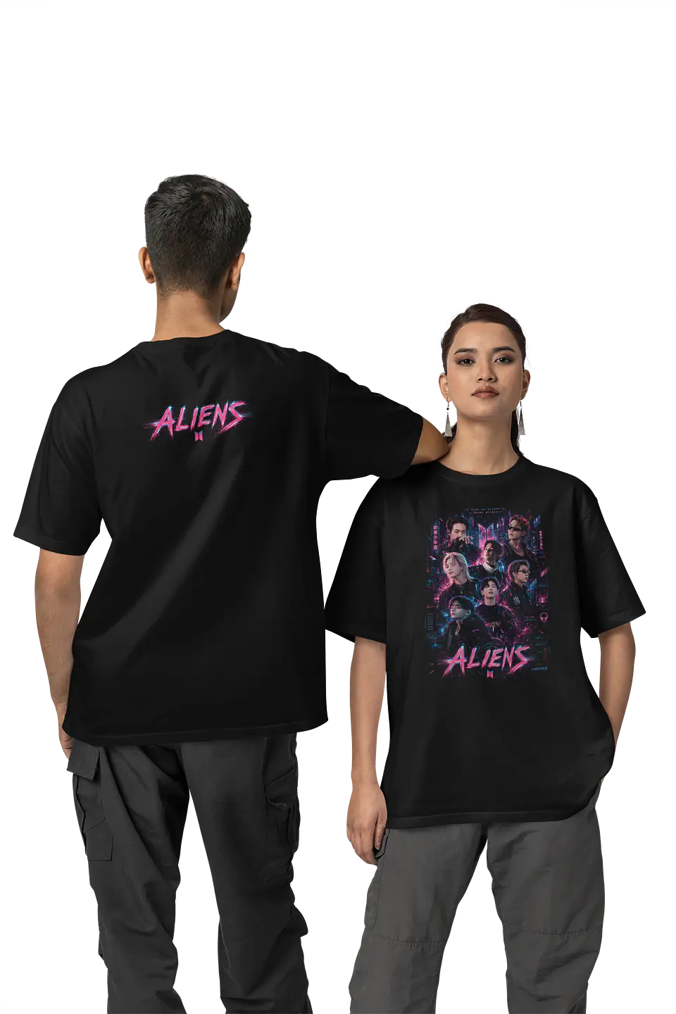 Polera BTS OT7 | Alien Connection 1