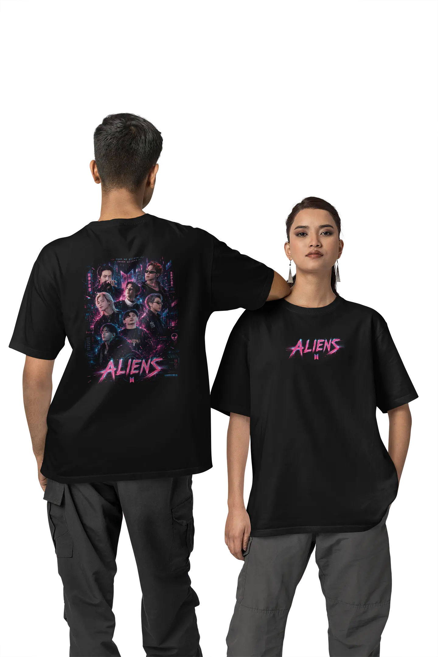 Polera BTS OT7 | Alien Connection 2