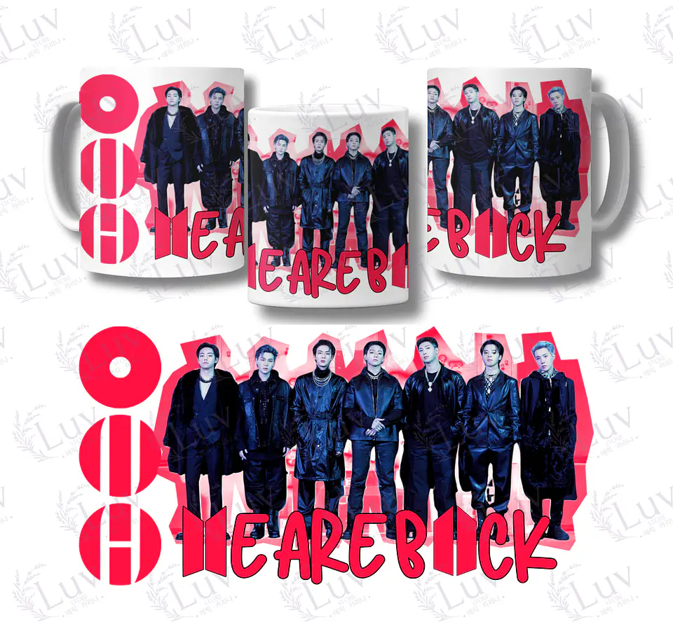 Tazón BTS OT7 | We Are Back Edition 1