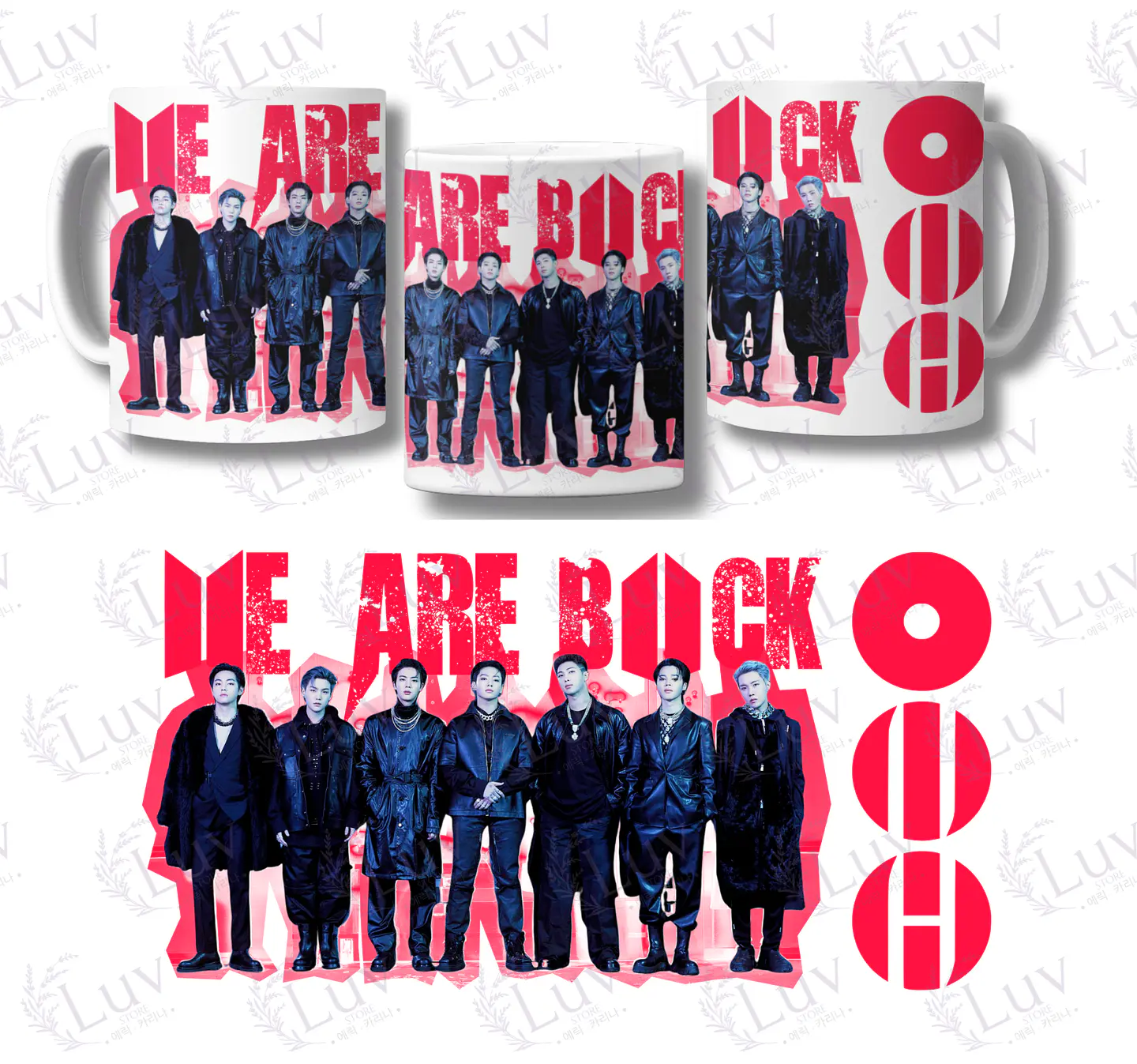Tazón BTS OT7 | We Are Back Edition 2