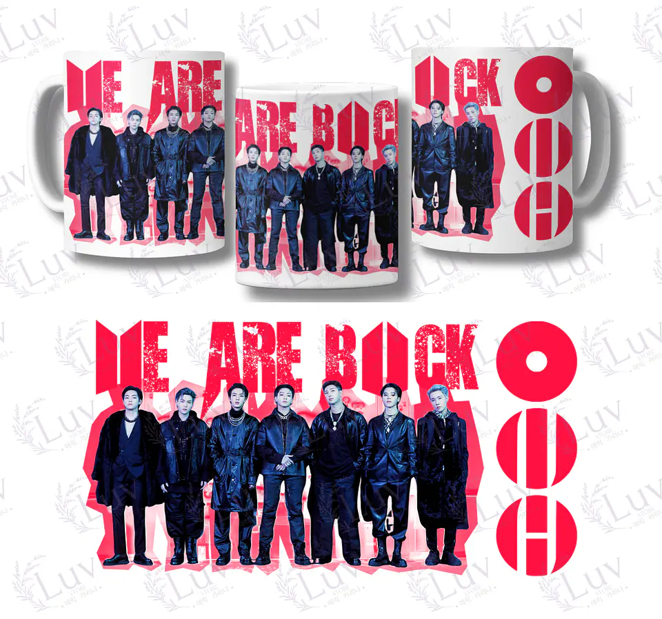 Tazón BTS OT7 | We Are Back Edition 2