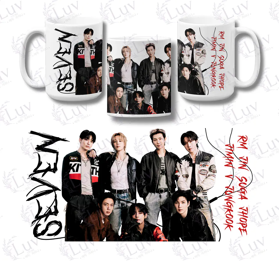 Tazón BTS OT7 | Seven 1