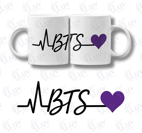 Tazón BTS OT7 | Heartbeat
