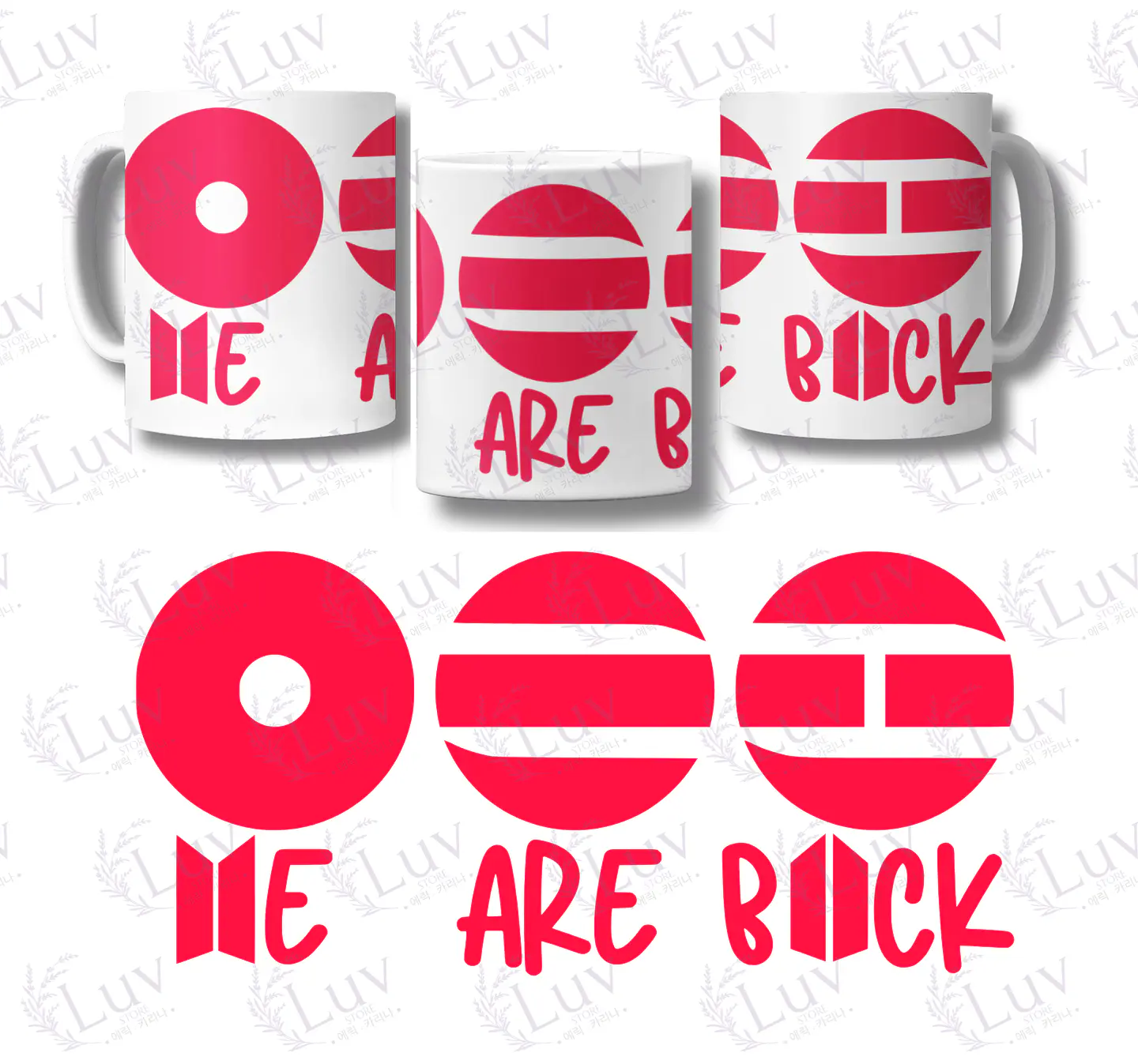 Tazón BTS OT7 | We Are Back 1