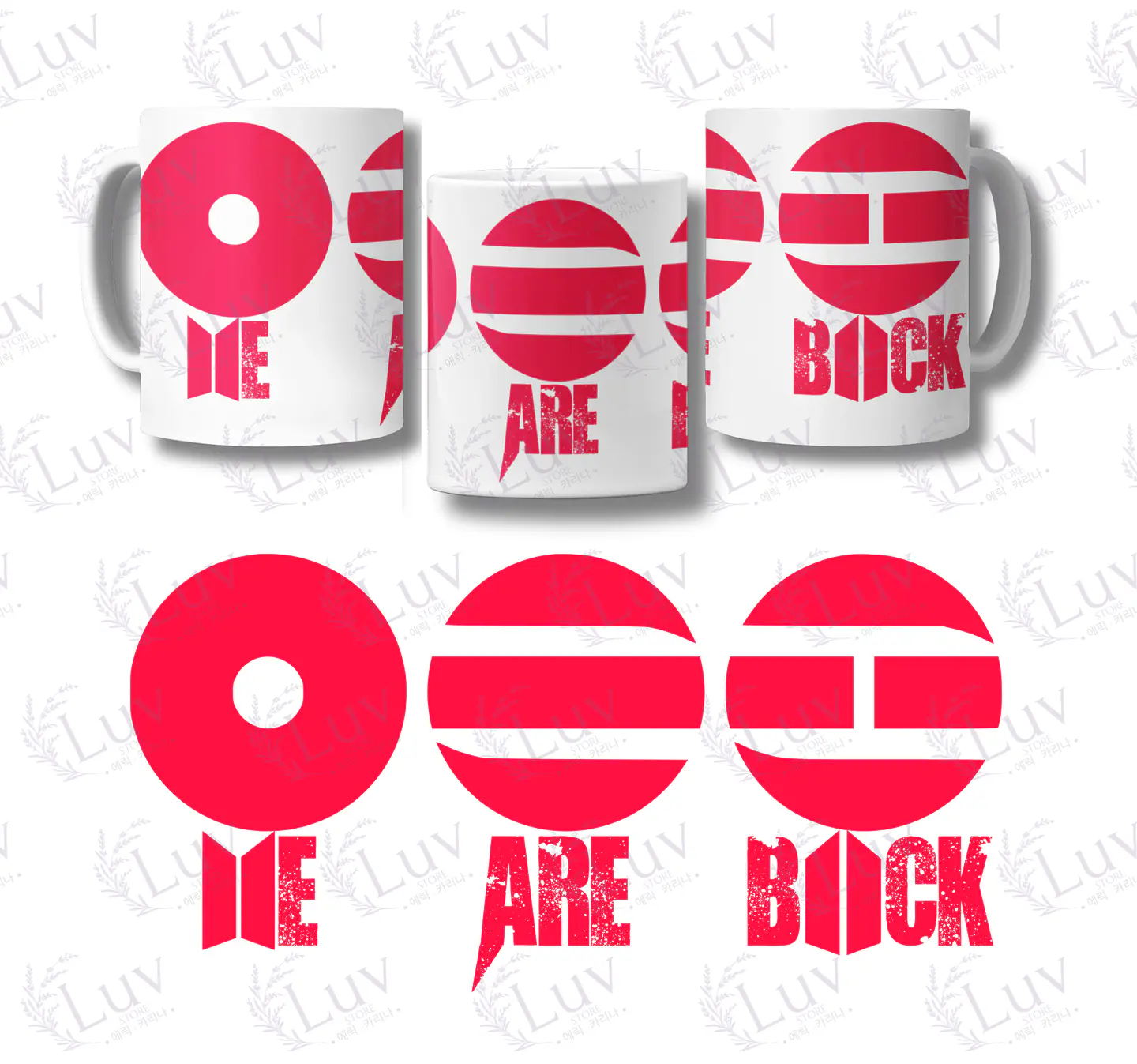 Tazón BTS OT7 | We Are Back 2