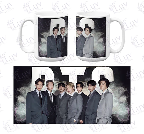 Tazón BTS OT7 | Dark Elegance