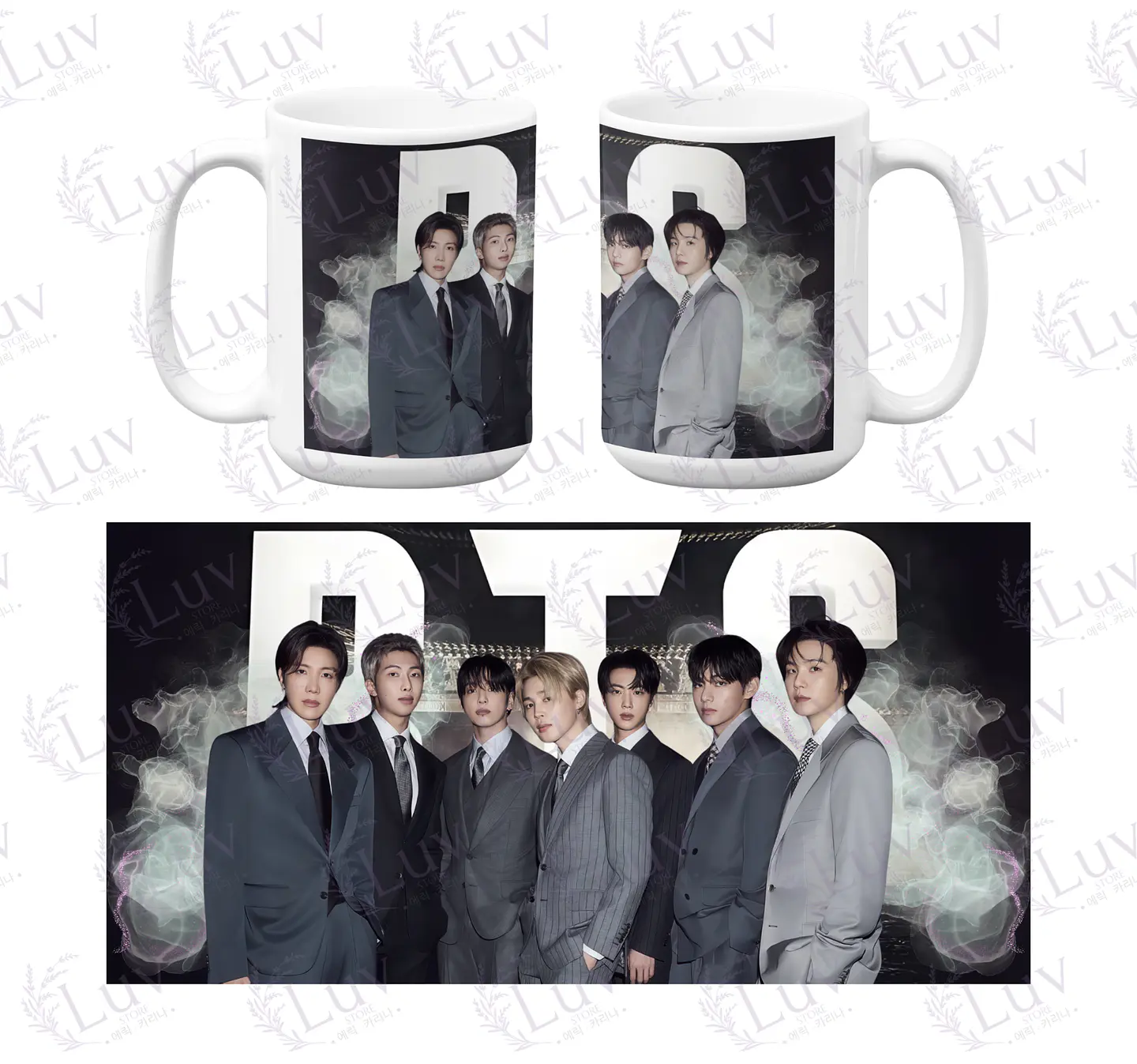 Tazón BTS OT7 | Dark Elegance 1