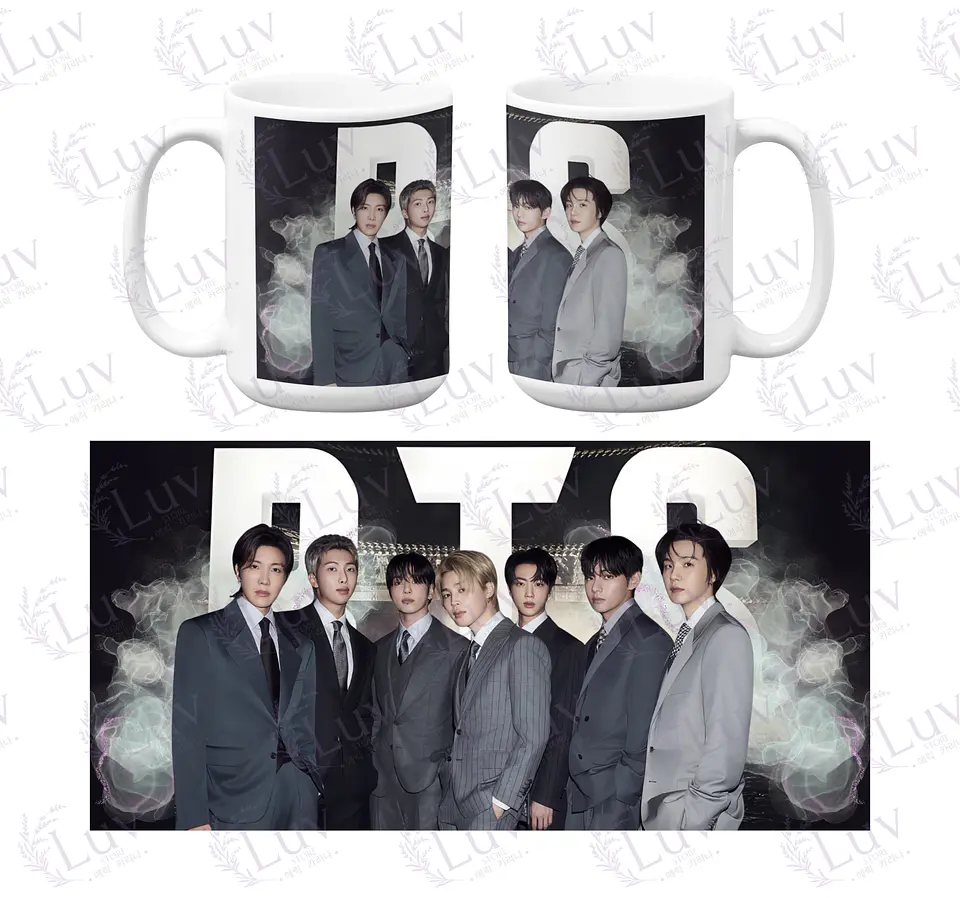 Tazón BTS OT7 | Dark Elegance 1