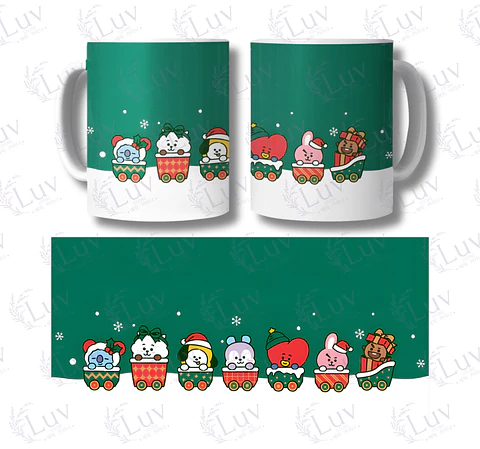 Tazón BT21 | Christmas Friends