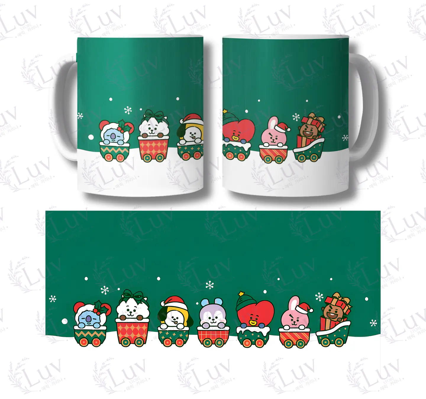 Tazón BT21 | Christmas Friends 1