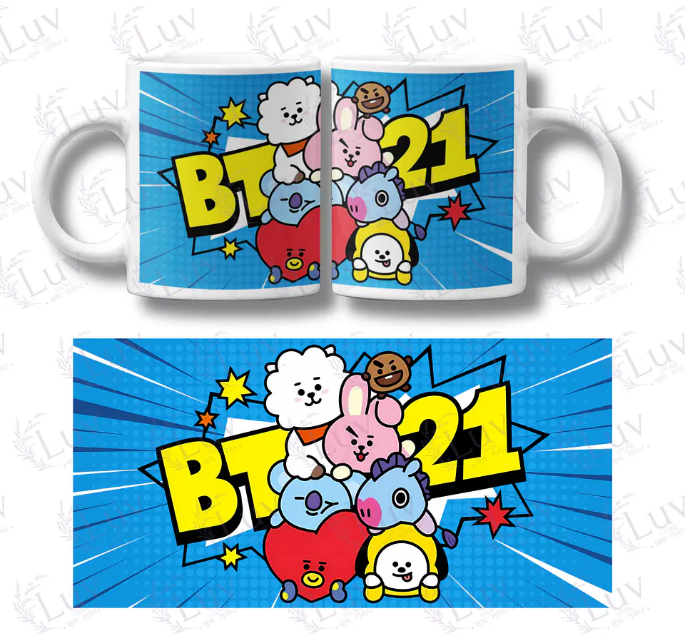 Tazón BT21 | Comic Blast 1
