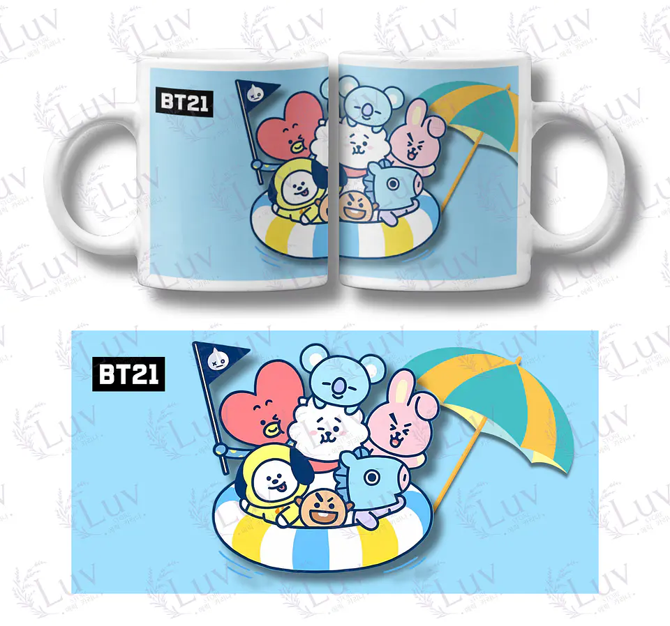Tazón BT21 | Summer Splash 1