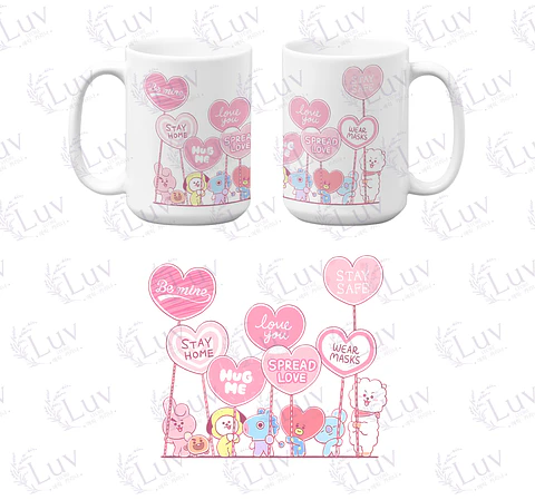 Tazón BT21 | Love Balloons