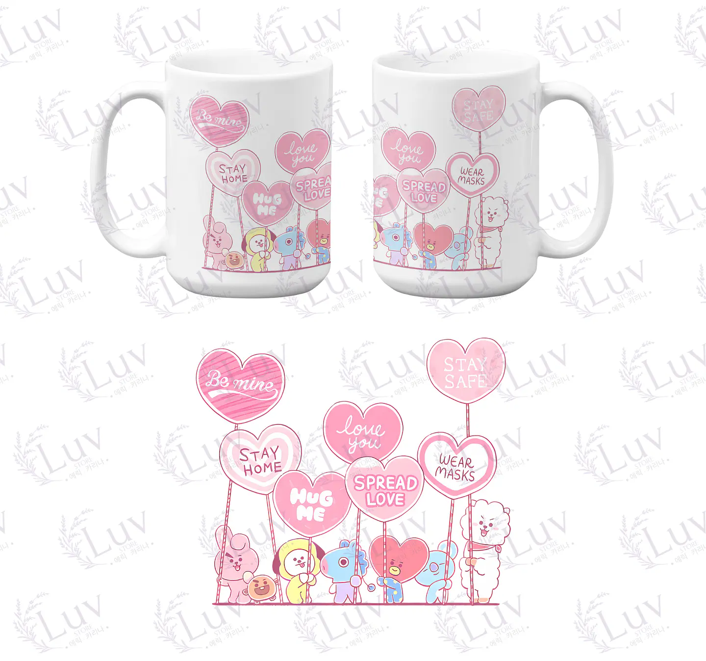 Tazón BT21 | Love Balloons 1