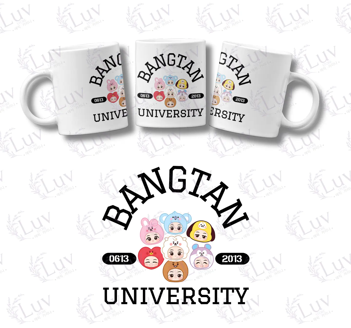 Tazón BT21 | Bangtan University 1