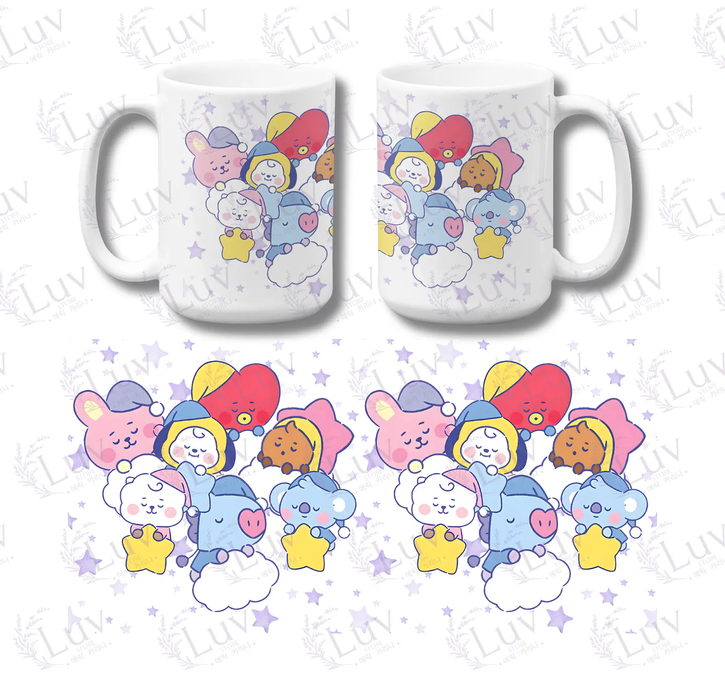 Tazón BT21 | Cloudy Night 1