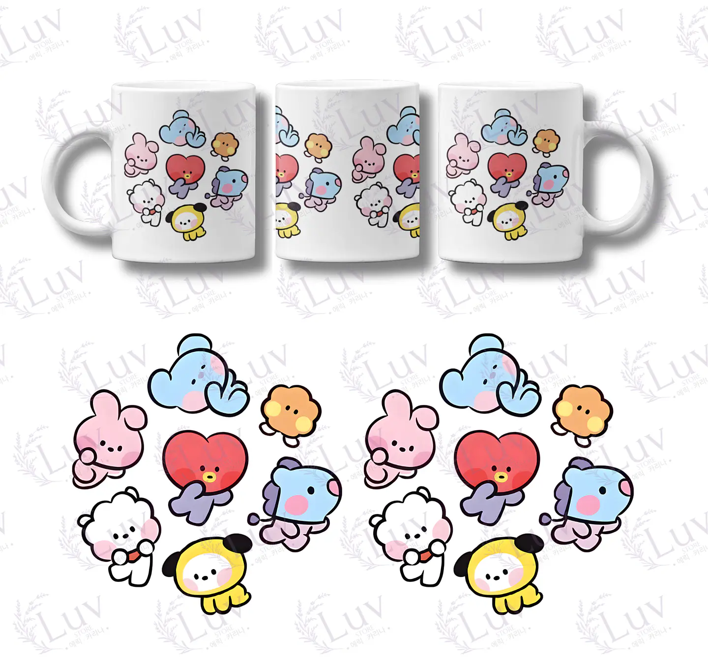 Tazón BT21 | Cute Moments 1