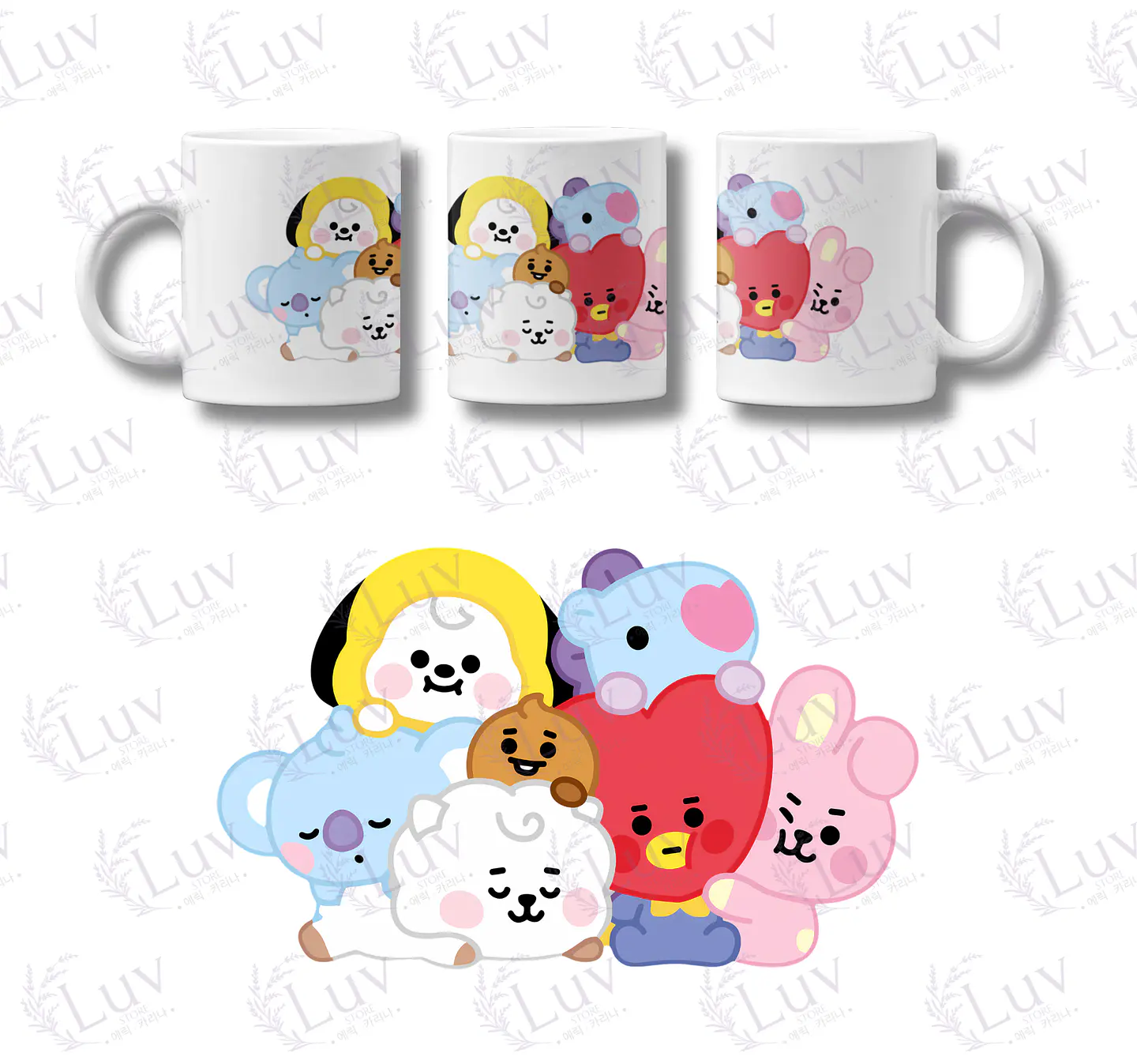 Tazón BT21 | Sweet Squad 1