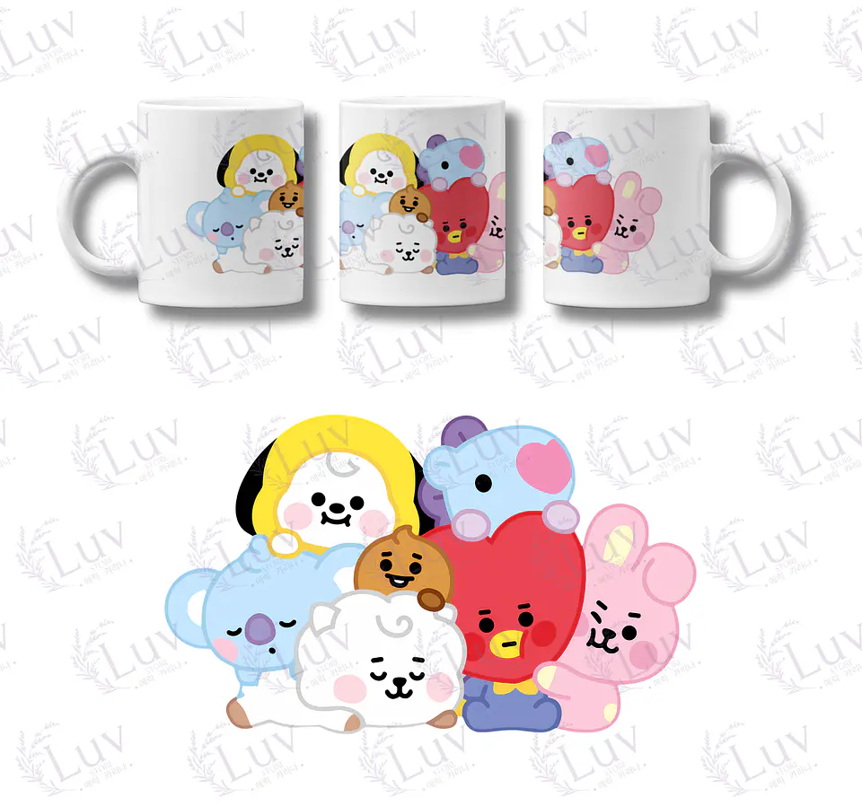 Tazón BT21 | Sweet Squad 1
