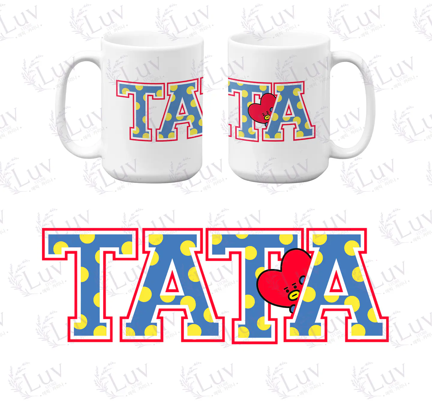 Tazón BT21 | Tata Letter Pop 1