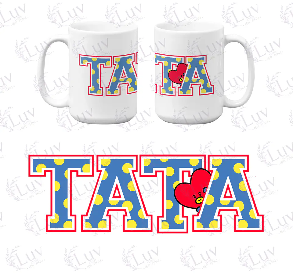 Tazón BT21 | Tata Letter Pop 1
