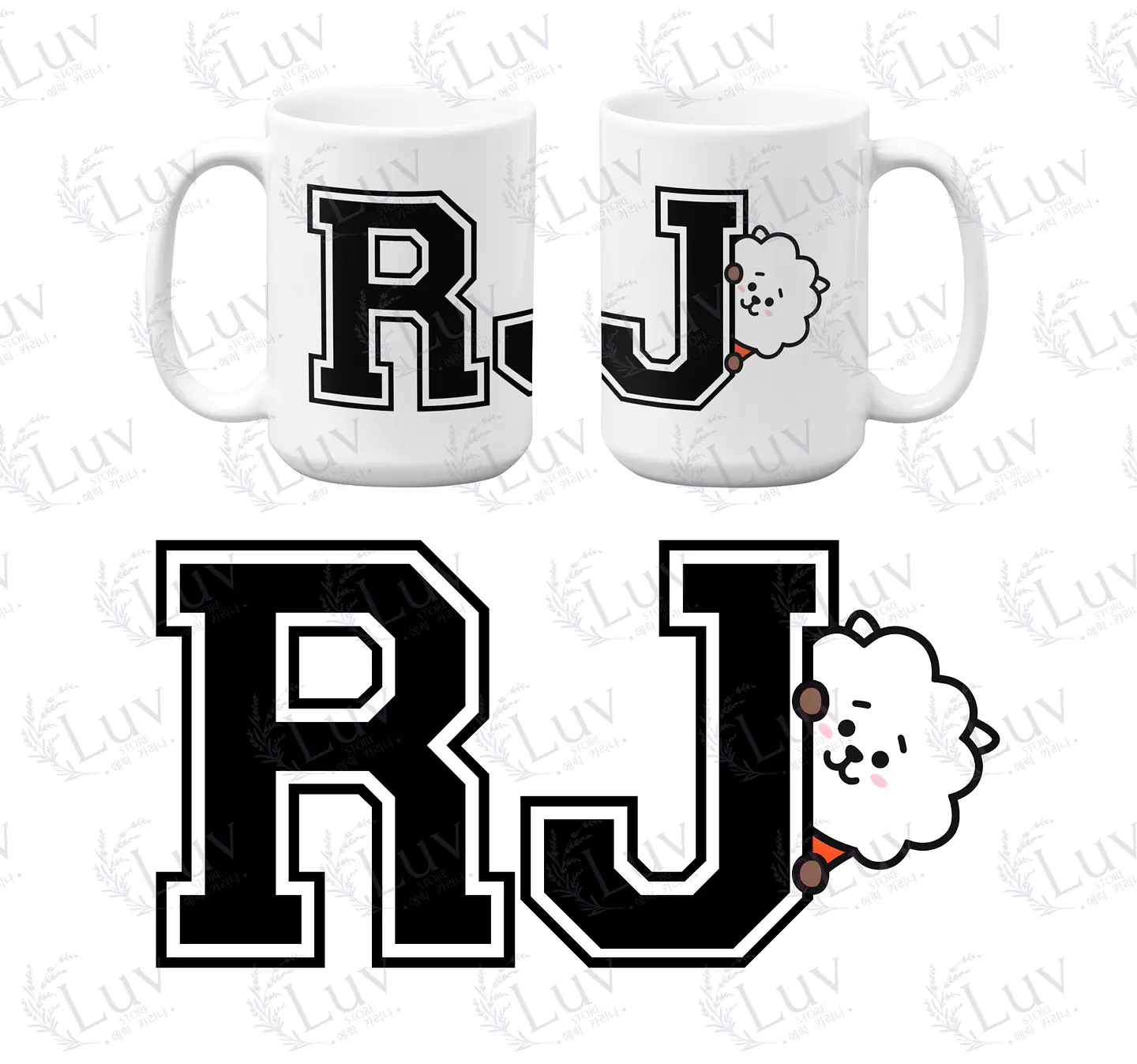 Tazón BT21 | RJ Letter Pop 1