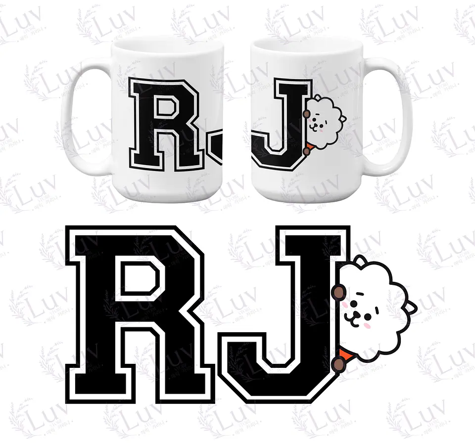 Tazón BT21 | RJ Letter Pop 1