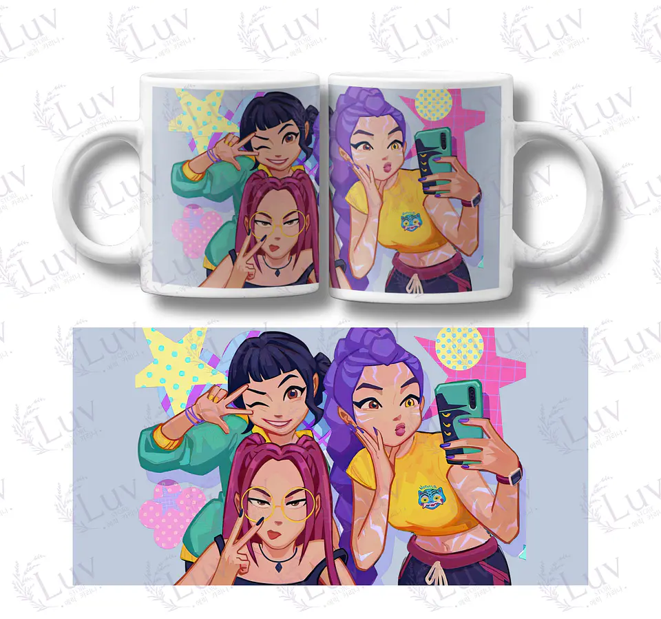 Tazon Huntrix Selfie Squad Mug 1