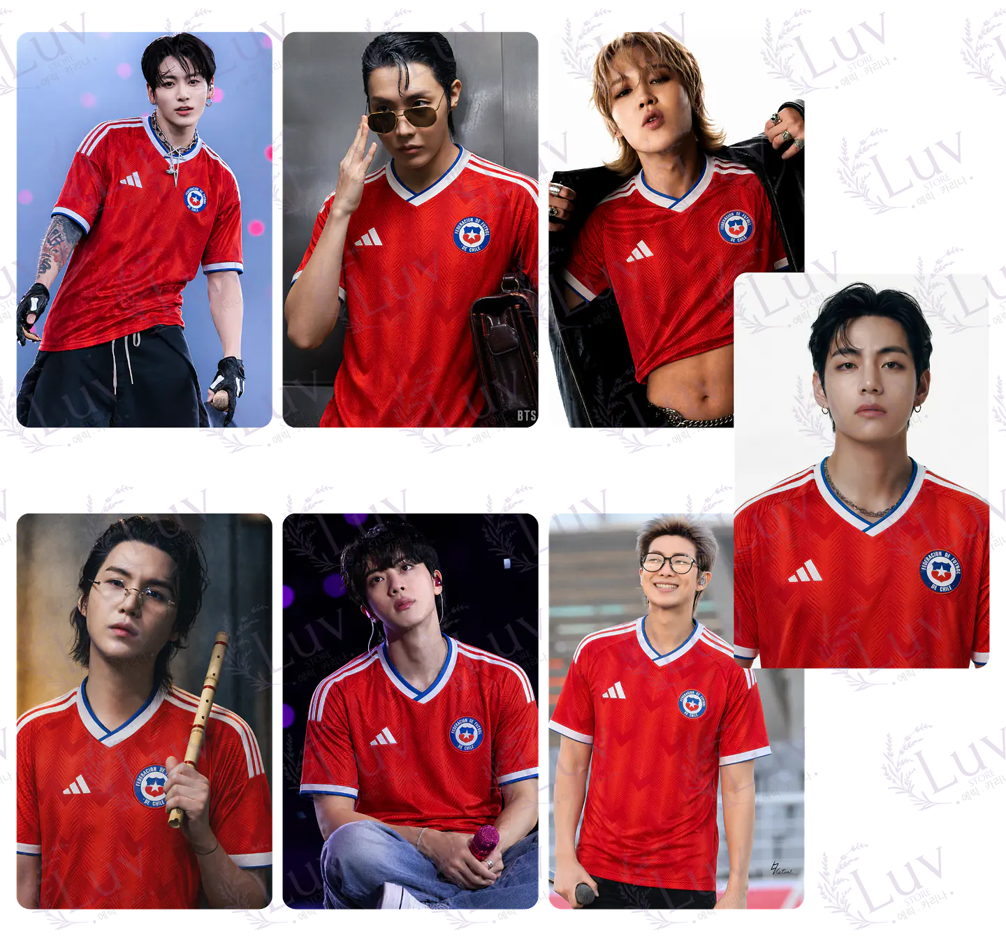 Set Photocards BTS OT7 | Selección Chilena Ver. 1 1