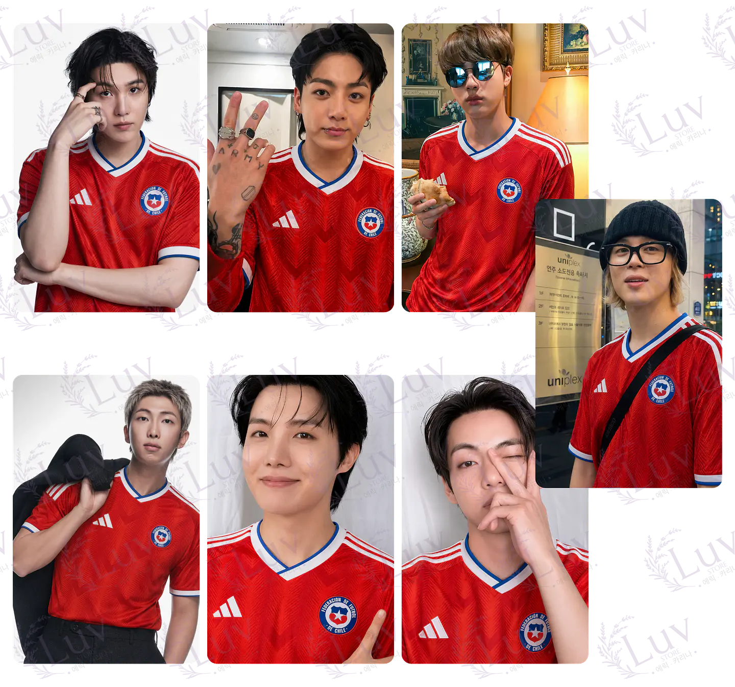 Set Photocards BTS OT7 | Selección Chilena Ver. 6 1