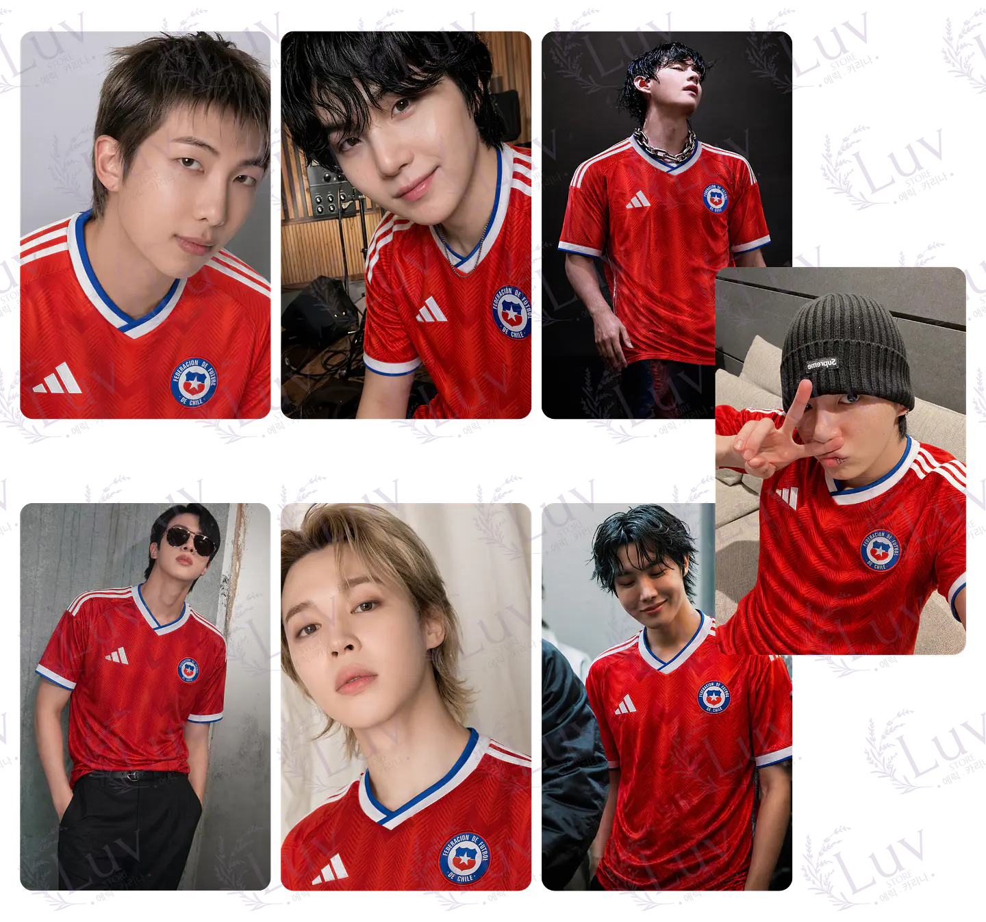 Set Photocards BTS OT7 | Selección Chilena Ver. 4 1