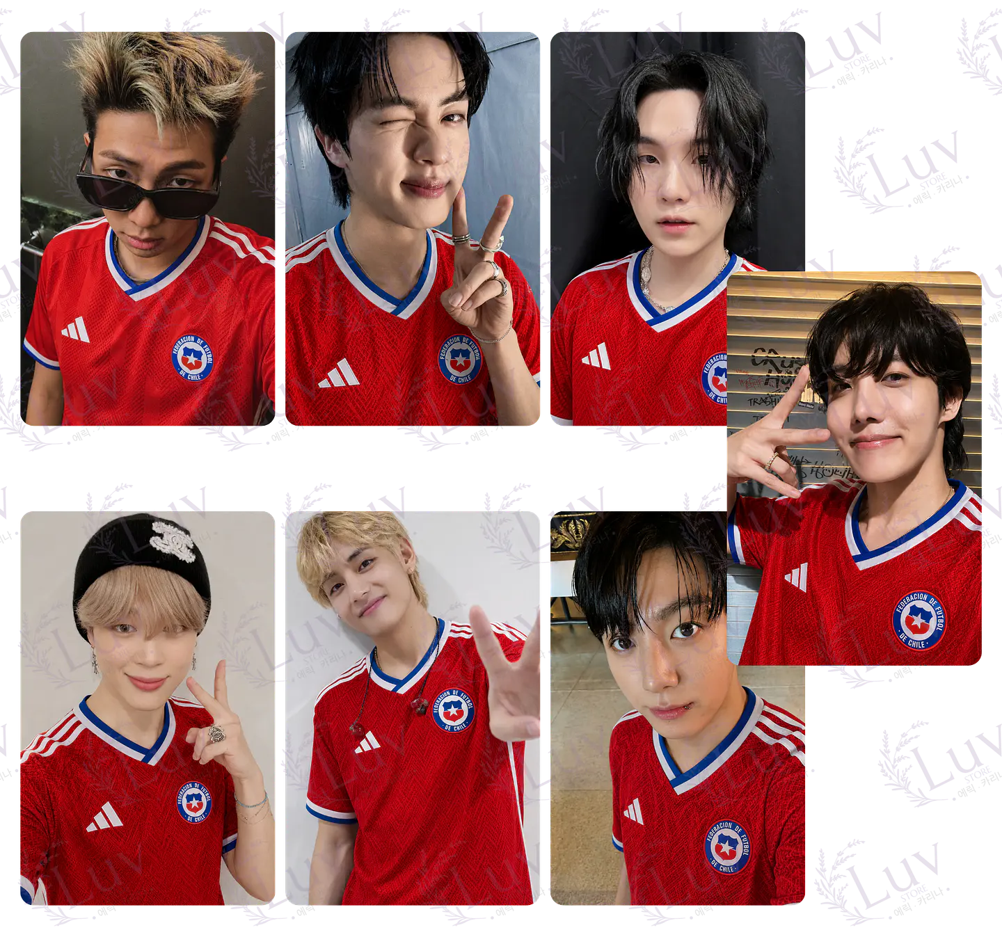 Set Photocards BTS OT7 | Selección Chilena Ver. 3 1