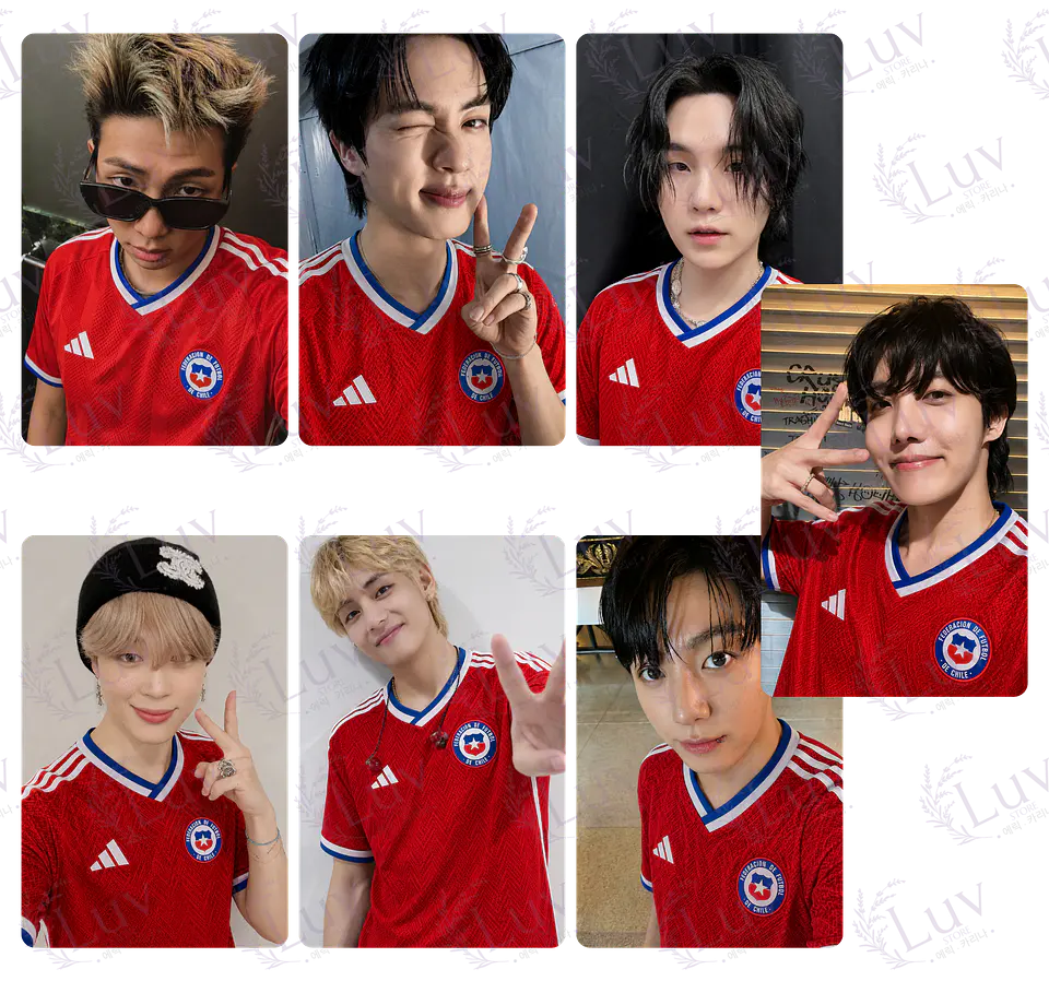 Set Photocards BTS OT7 | Selección Chilena Ver. 3 1