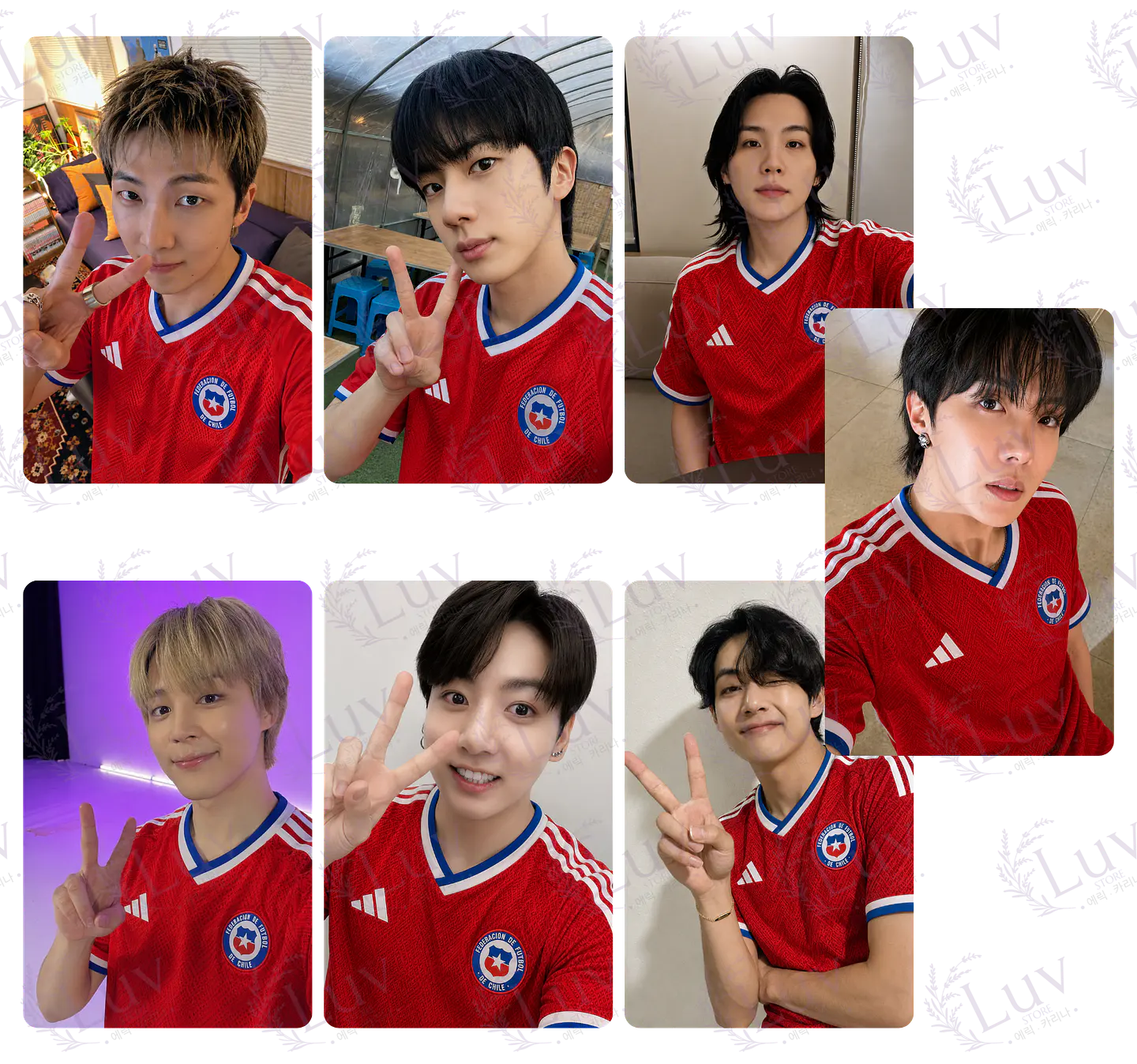 Set Photocards BTS OT7 | Selección Chilena Ver. 2 1