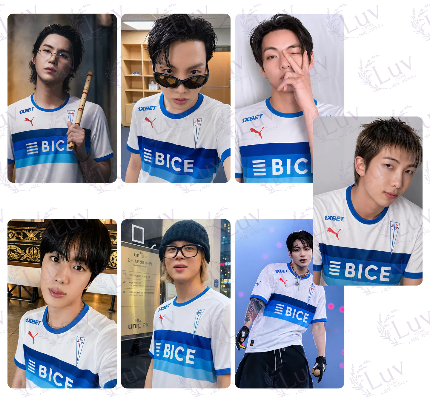 Set Photocards BTS OT7 | Universidad Católica Ver. 1 1