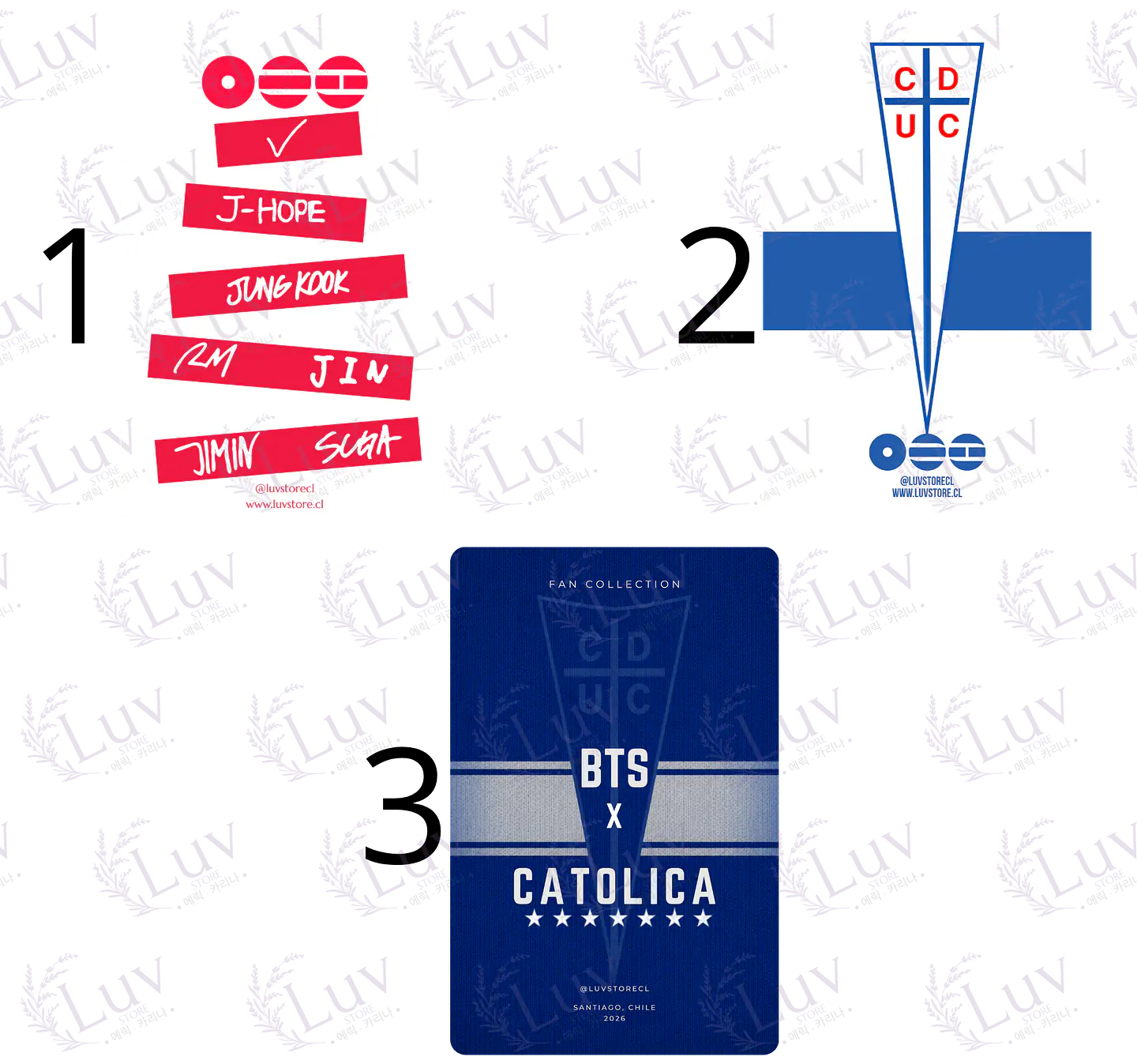 Set Photocards BTS OT7 | Universidad Católica Ver. 2 2