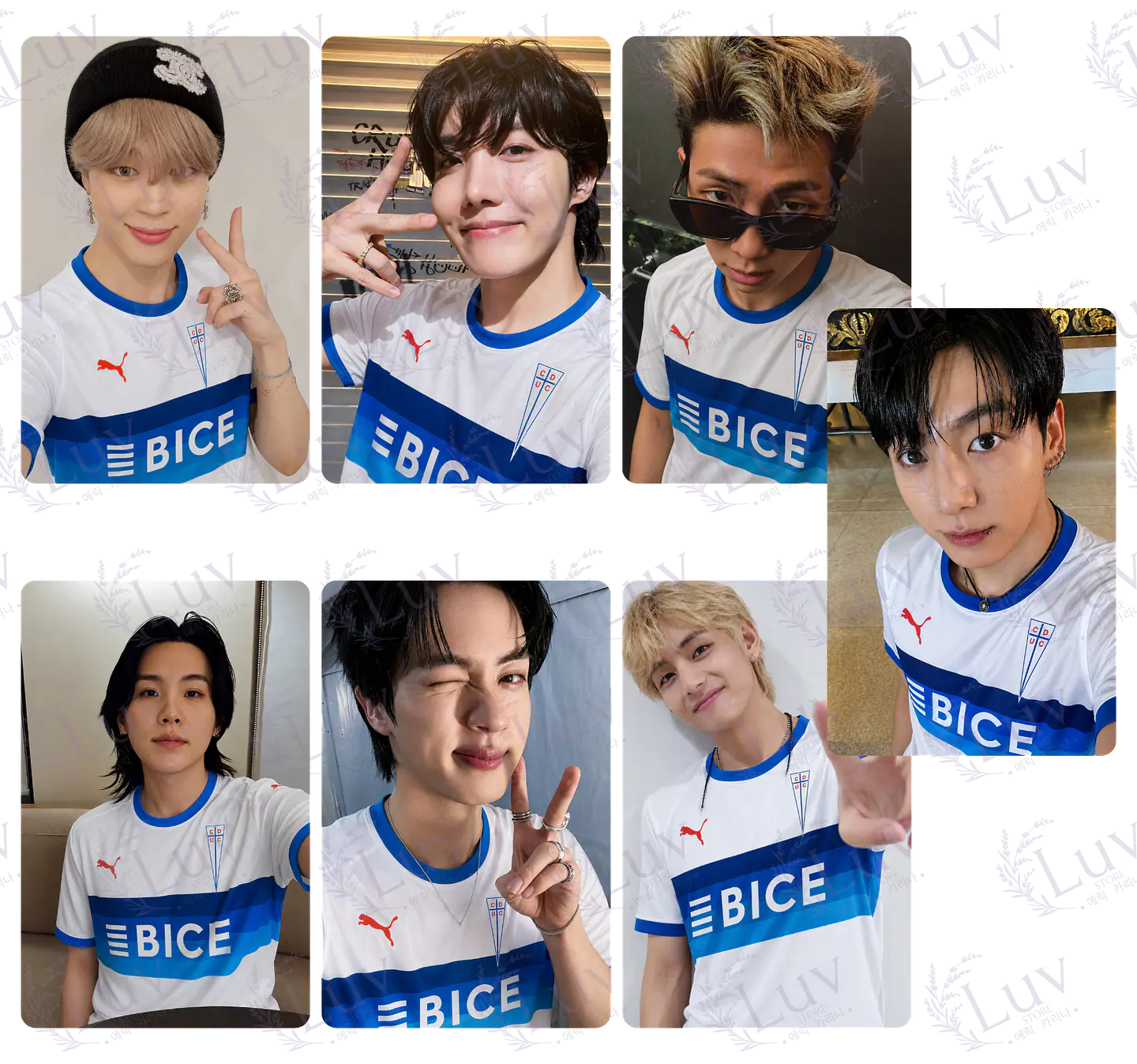 Set Photocards BTS OT7 | Universidad Católica Ver. 6 1
