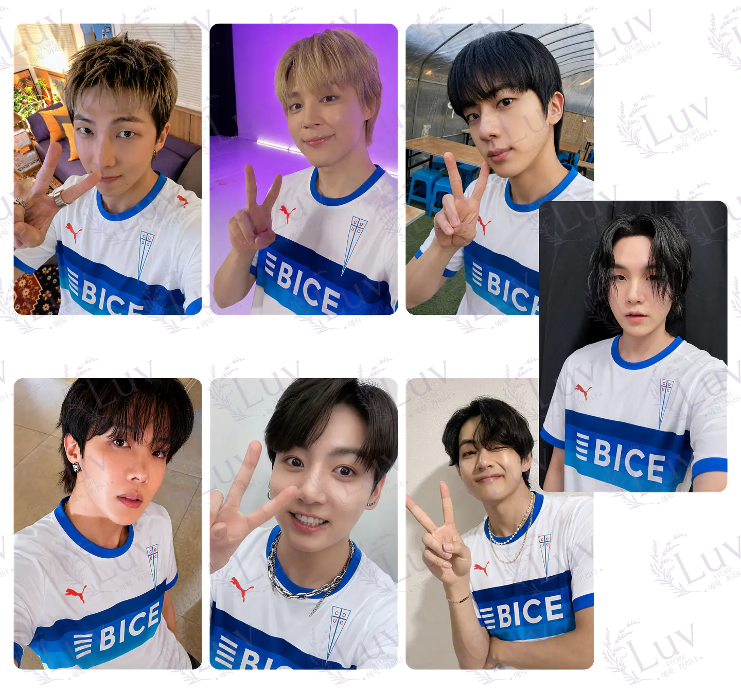 Set Photocards BTS OT7 | Universidad Católica Ver. 5 1