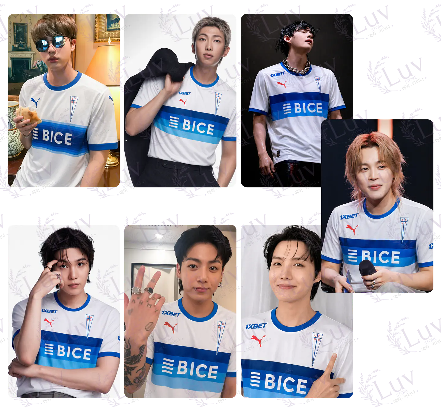 Set Photocards BTS OT7 | Universidad Católica Ver. 2 1