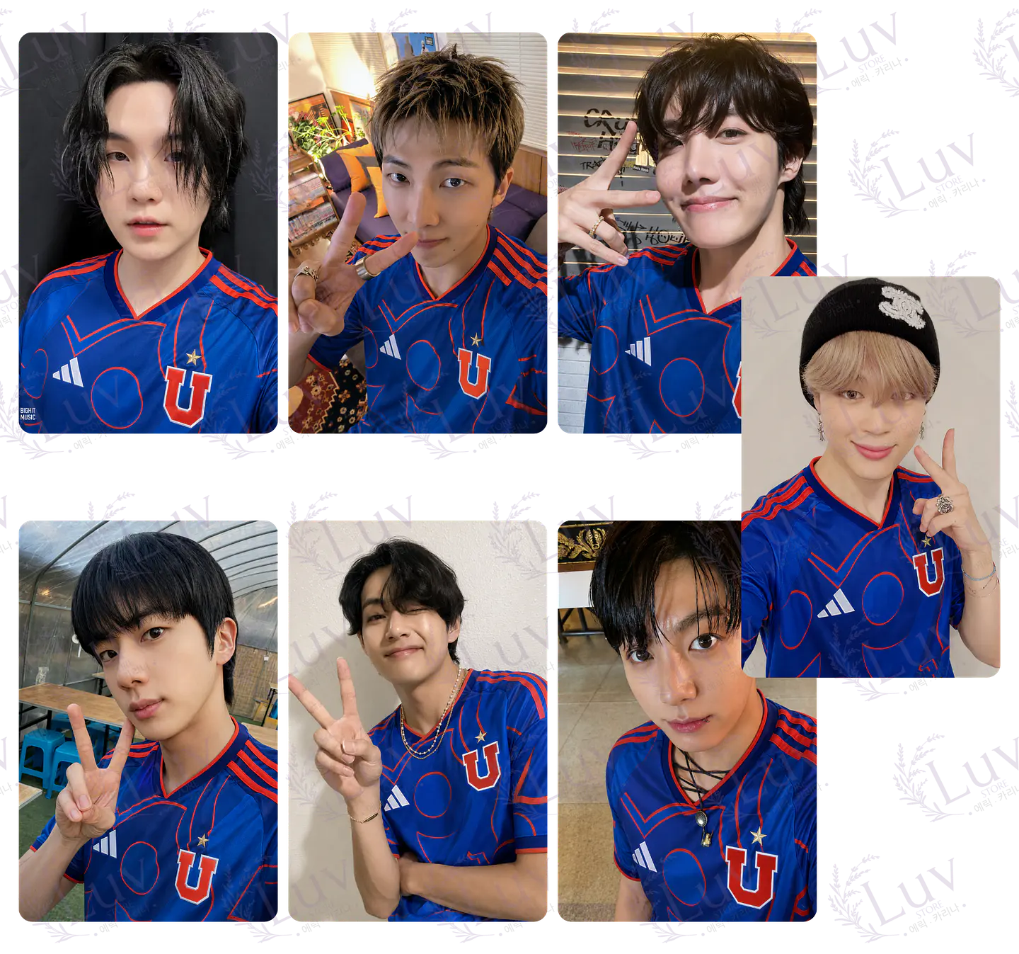 Set Photocards BTS OT7 | Universidad de Chile Ver. 1 1