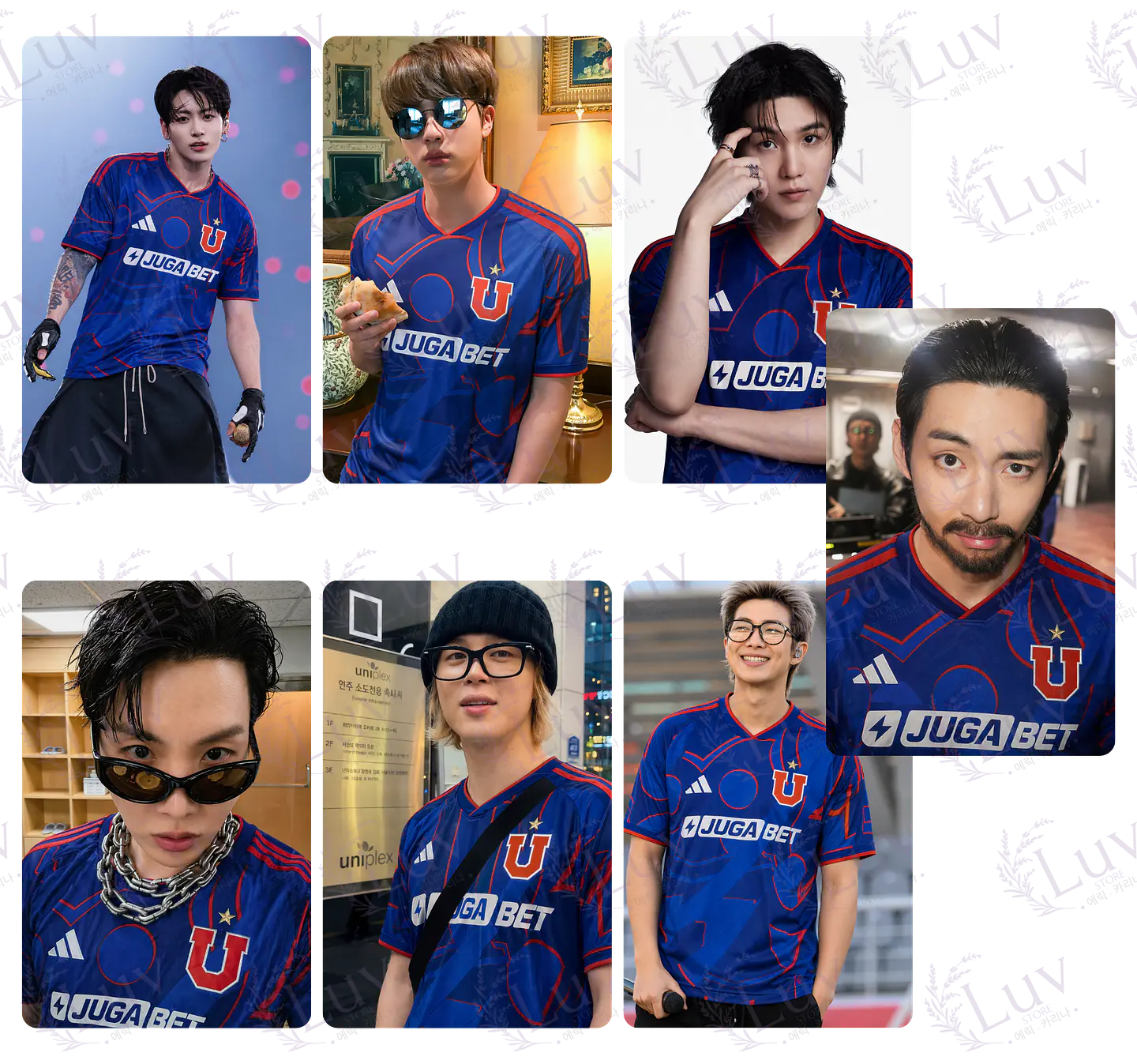 Set Photocards BTS OT7 | Universidad de Chile Ver. 4 1