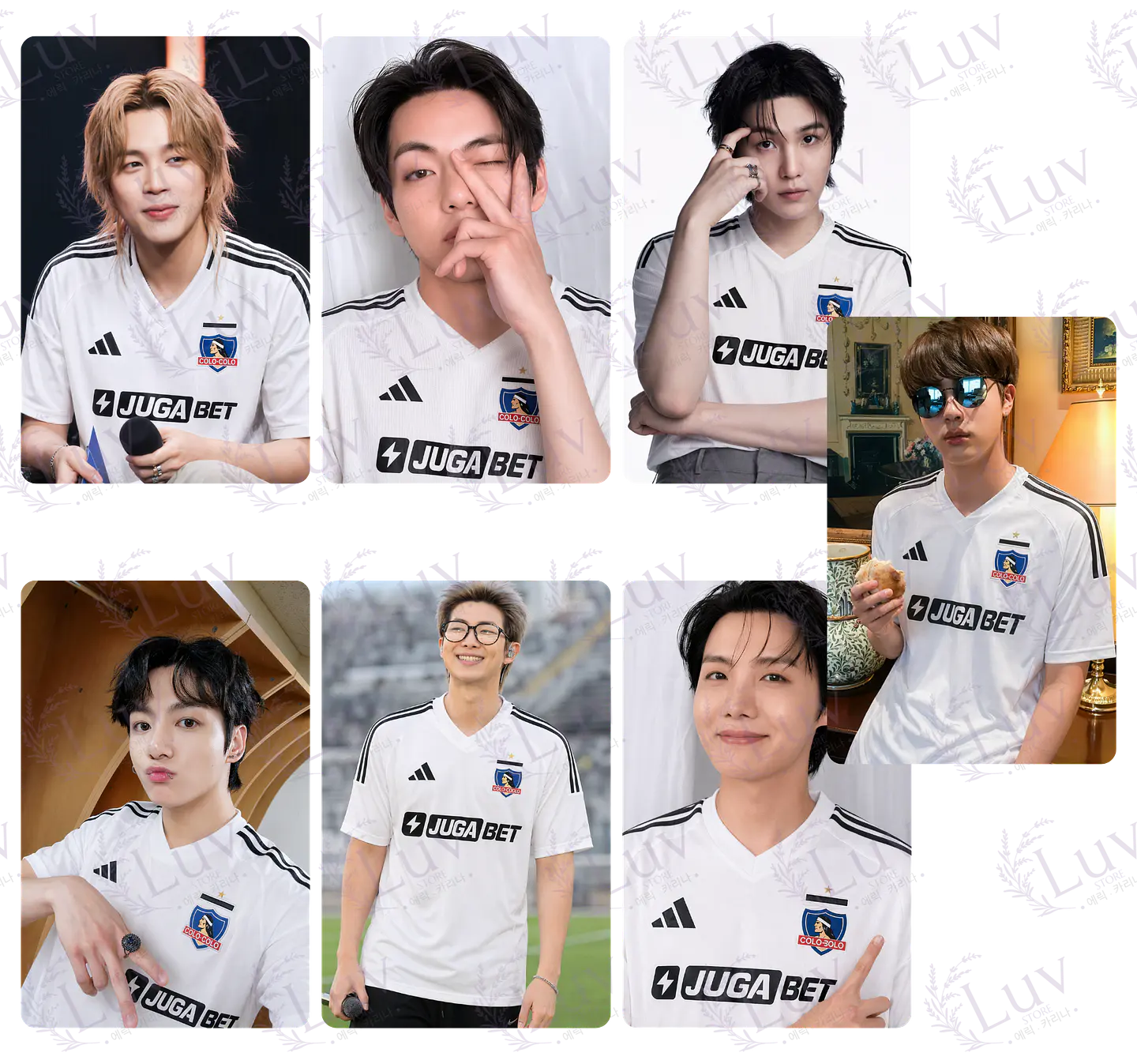 Set Photocards BTS OT7 | Colo-Colo Ver. 5 1